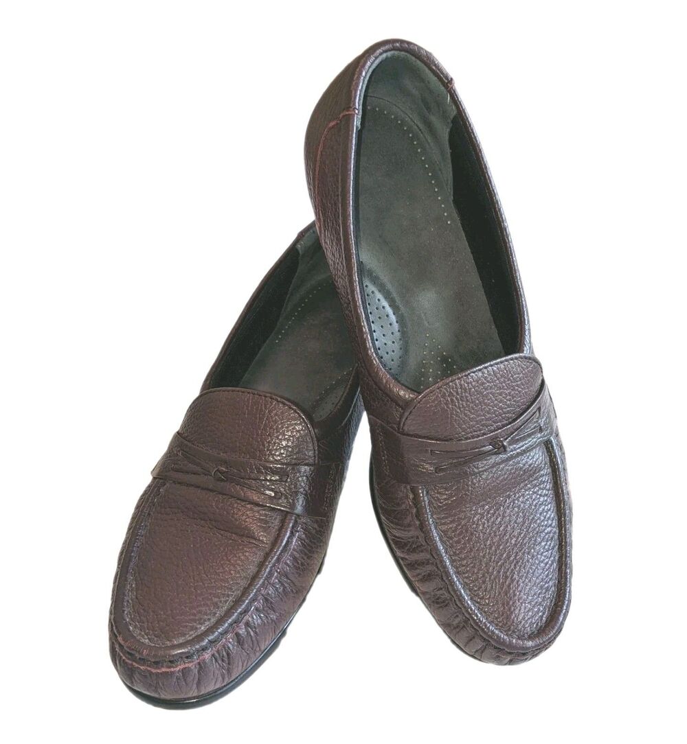 SAS Women Brown Slip On Loafers Tripad Comfort 8.5M